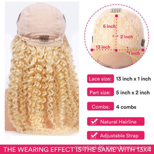 Peruvian 613 Blonde Colored Wig,Raw Virgin Transparent Hd Full Lace Human Hair Wig,100% Wig Human Hair Lace Front